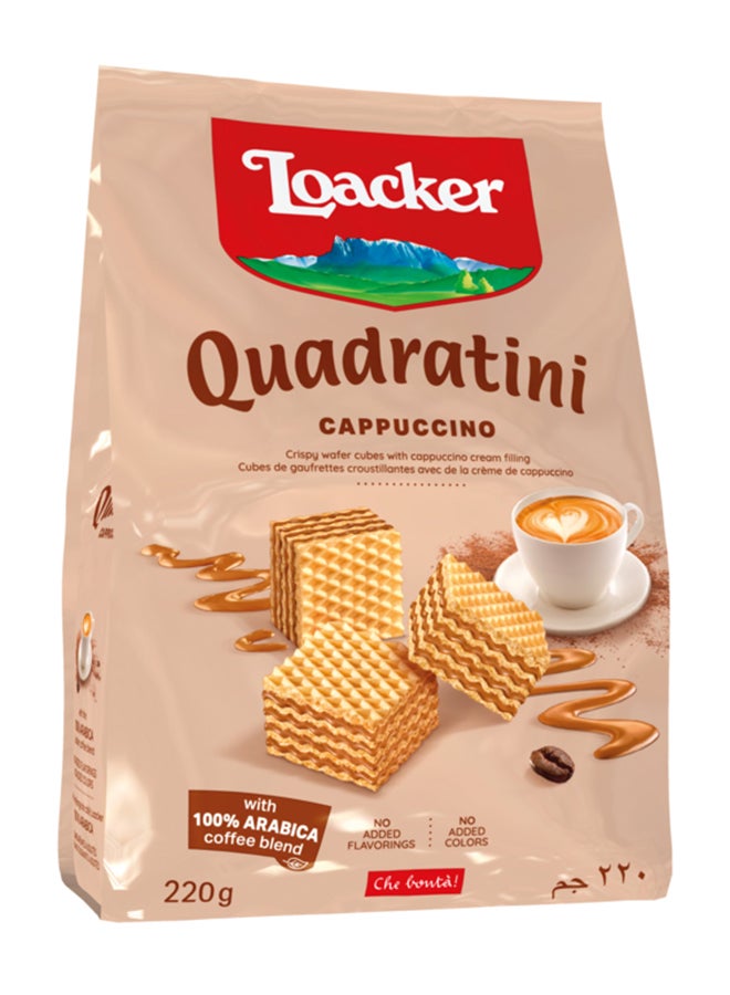 Loacker Quadratini 220g Cappuccino