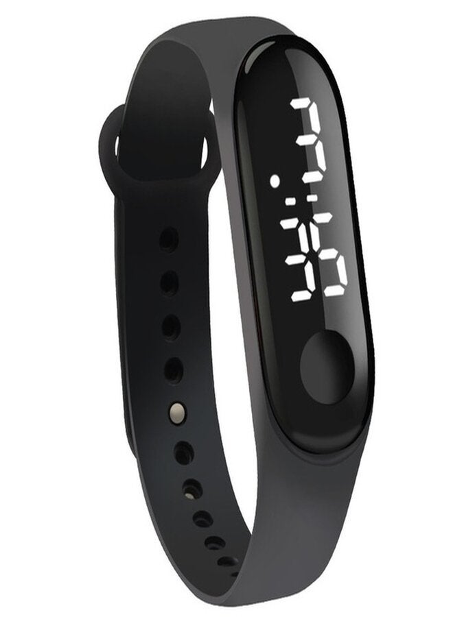 Smart Fitness Activity band for heart rate & blood pressure and steps work with both system android & ios Black - Image 1