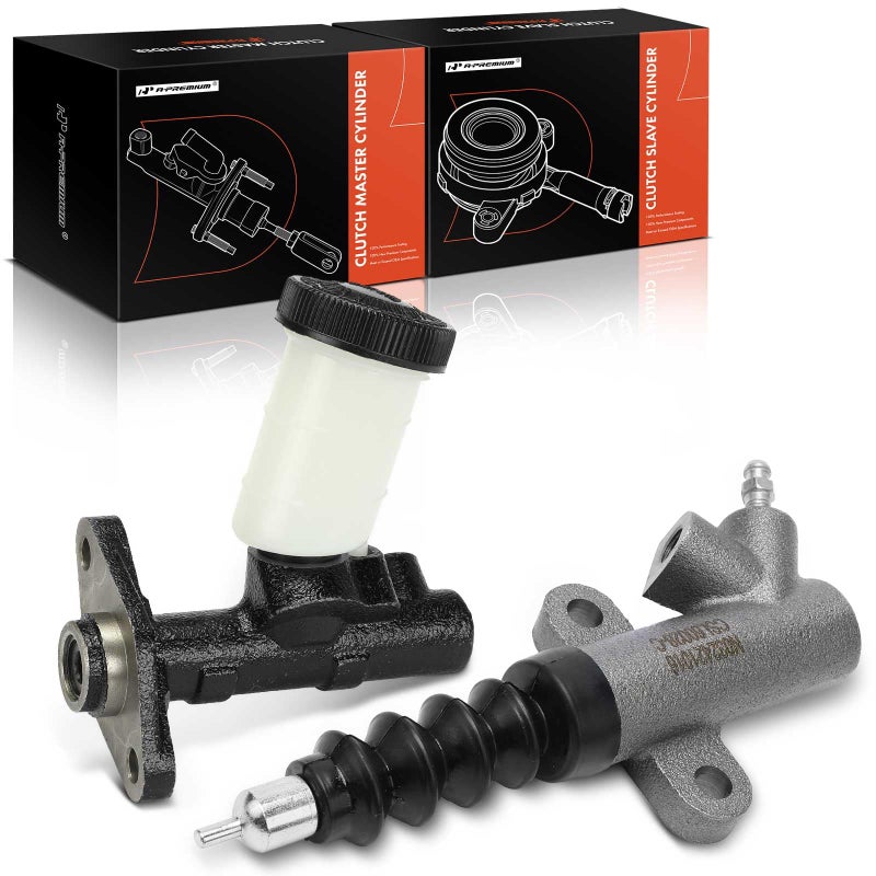 APremium Clutch Master Cylinder and Clutch Slave Cylinder Compatible with Mazda Miata 1990199719992005 Replace NA0141400 NA0141920