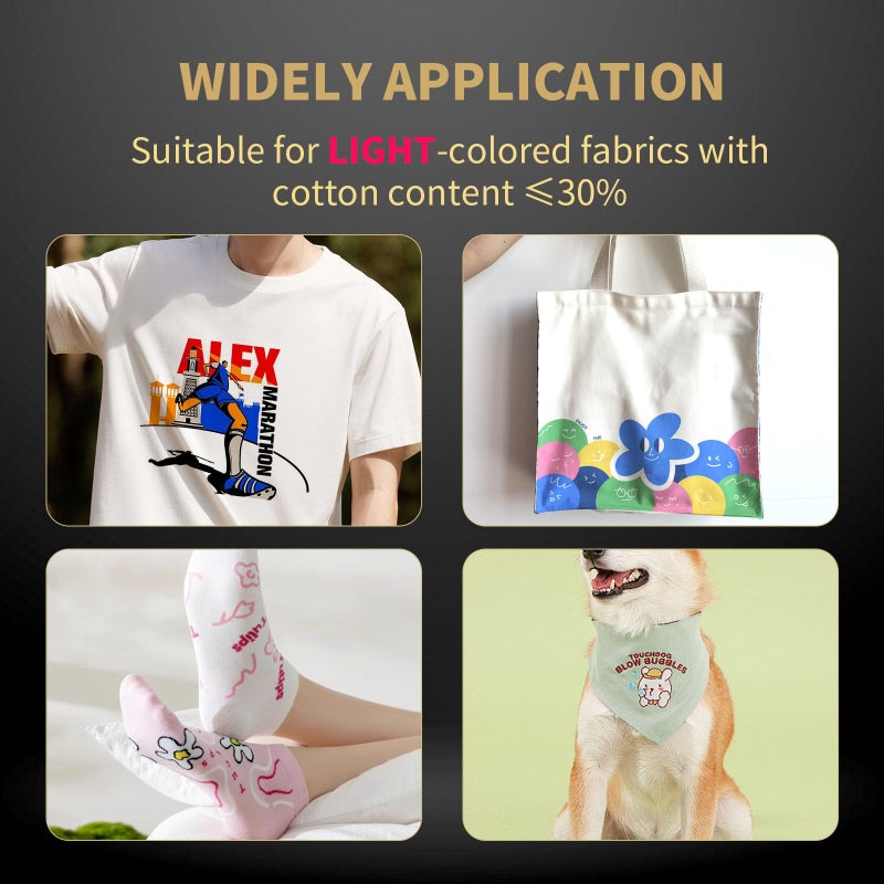 A-SUB Sublimation Paper 11x17 Inch 110 Sheets Compatible with Sublimation Printer and Ink 125g - Image 2