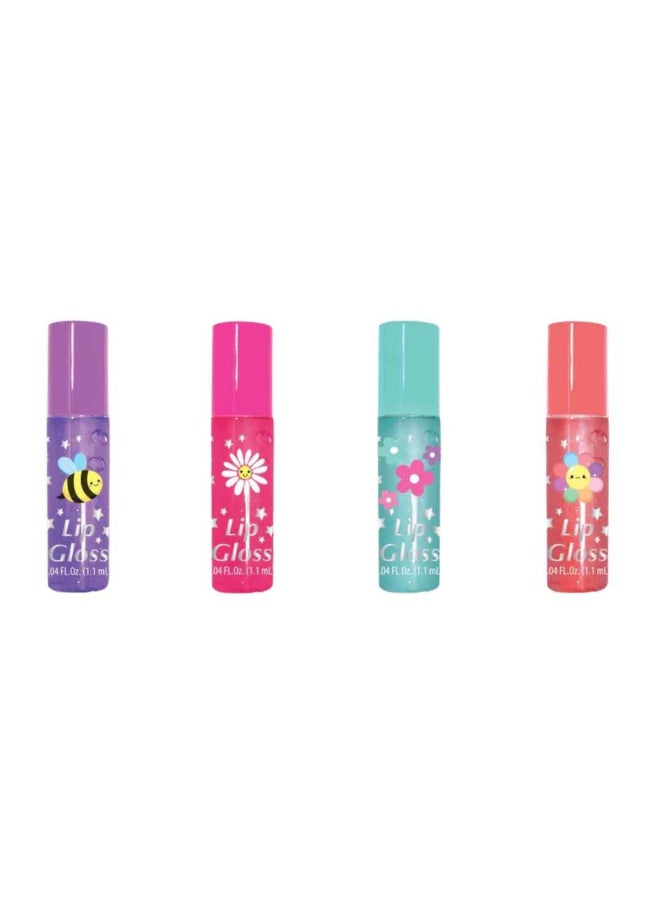 Hot Focus Happy Vibes Flower Dream Lip Gloss Set (4.4 ml, Pack of 4) - Image 2