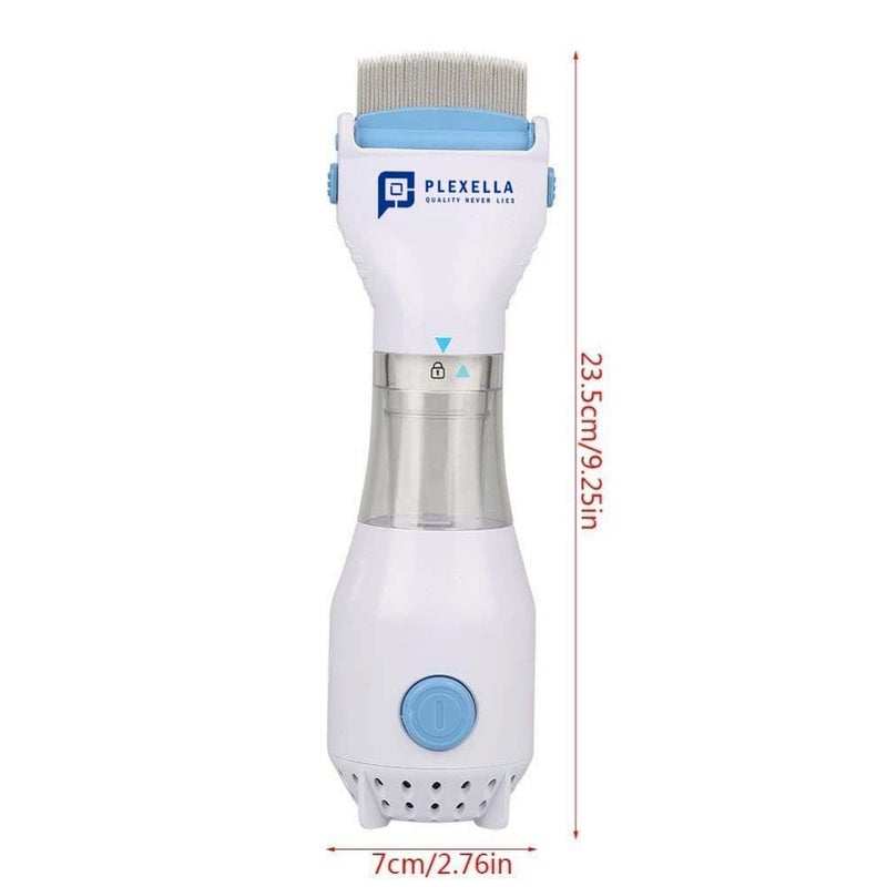 PLEXELLA lice and nits remover Comb V lice Comb Head Lice Comb Electric Head Lice Comb Lice And Nits Removal Comb V lice Comb Vacuums Machine For Lice Removed Lice Comb For Dog V lice Comb - Image 5