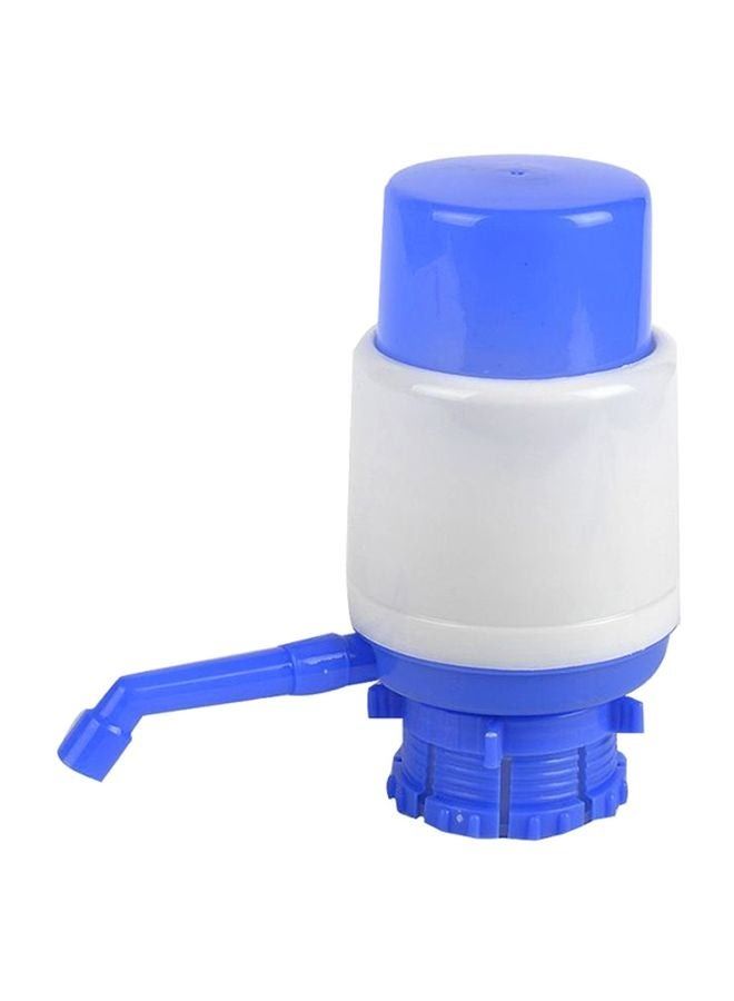 Bottled Drinking Water Hand Press Pump White/Dark Blue - Image 1