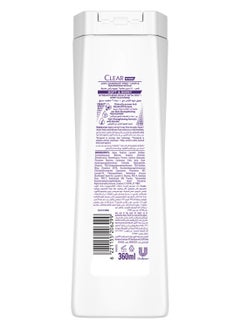CLEAR Anti Dandruff 2IN1 Shampoo and Conditioner Soft & Shiny, for 3X softer and shiner hair, 360ML  - Image 2