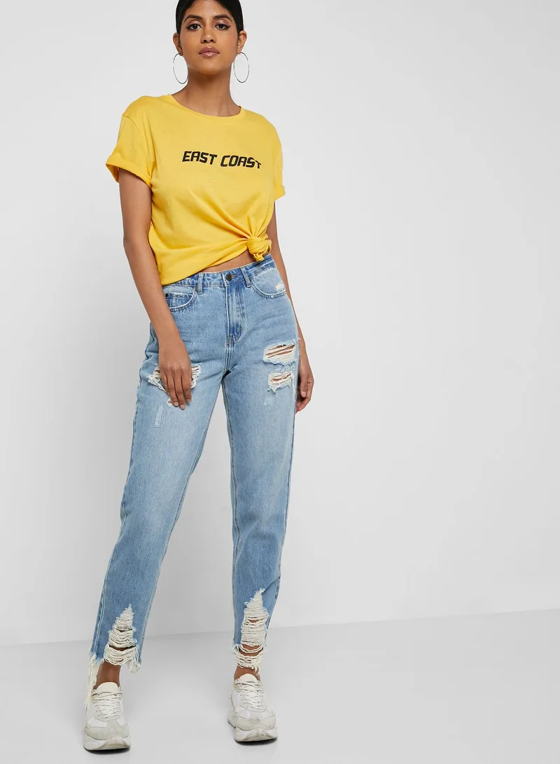 NA-KD Slogan T-Shirt