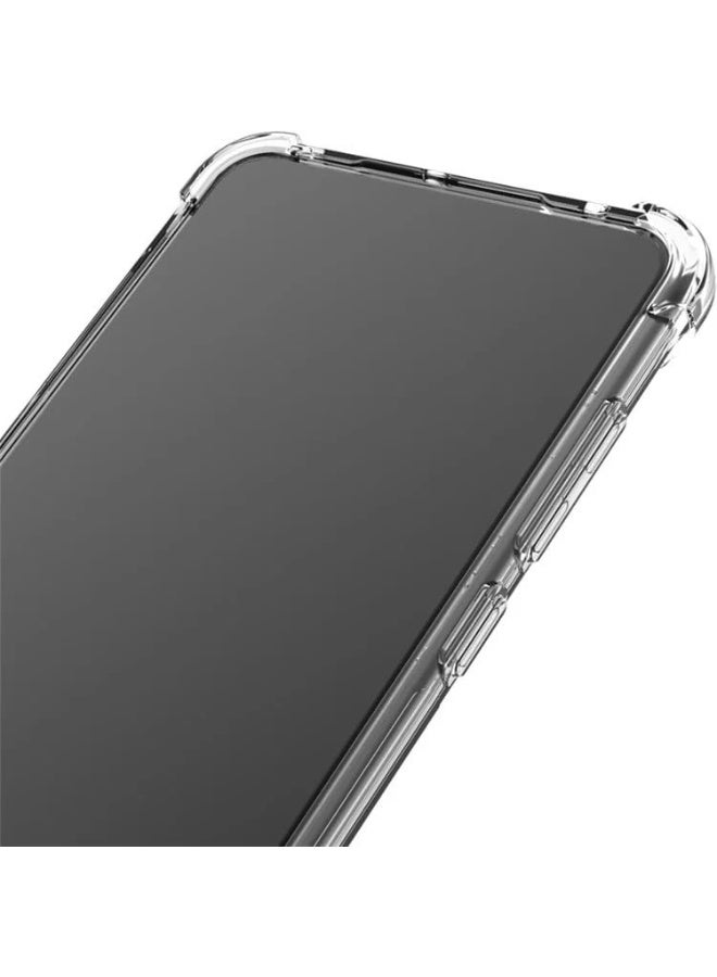 غطاء كريستال شفاف لهاتف Honor 100 Pro مع حماية الكاميرا وزوايا معززة حافة TPU ناعمة مضادة للخدش ومضادة للصدمات لهاتف Honor 100 Pro 5G شفافة - Image 4