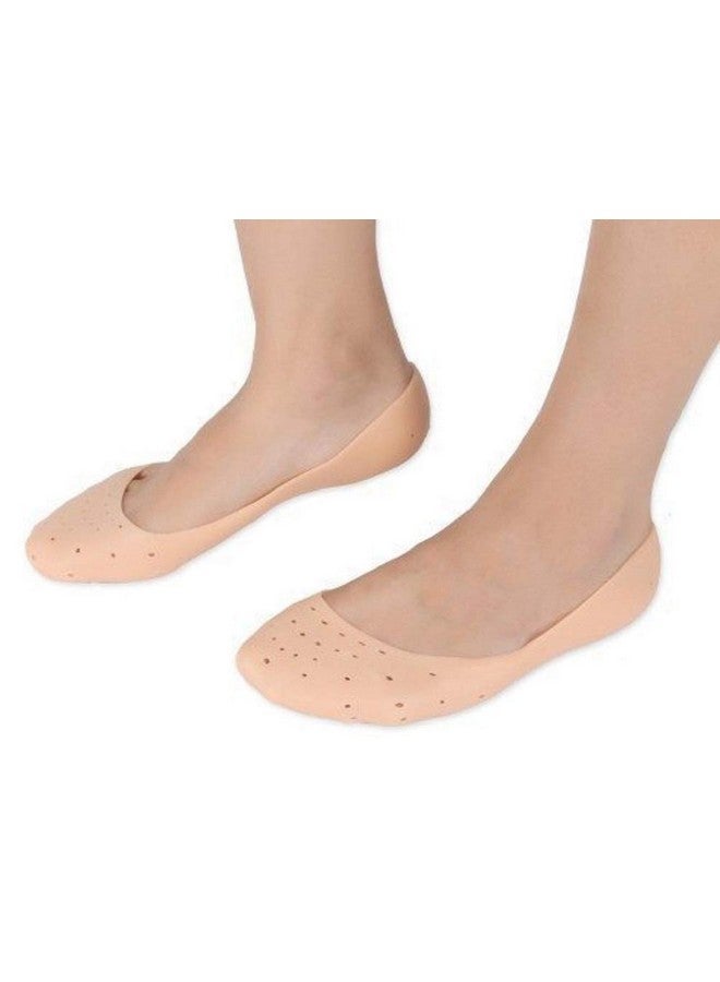 siddhmurti Anti Crack Full Length Silicon Foot Protector Moisturizing Socks For Foot Care And Heel Cracks (Multi Colors) - Image 3