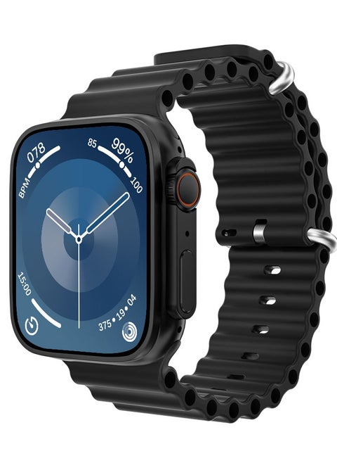 X11 Ultra 2 GS Smart Watch, 2.1" Large Display Voice Assistance Smart Watch, 150mah Battery Bluetooth Smart Watch With Multi Sports Mode, Wireless Charging Full Touch Wrist Watch, (Black)