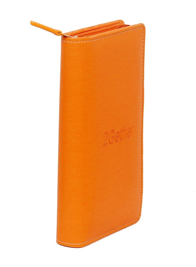 Sukeshcraft RFID Safe Wallet for 4 PASSPORTS 6 Card (Orange) - Image 2