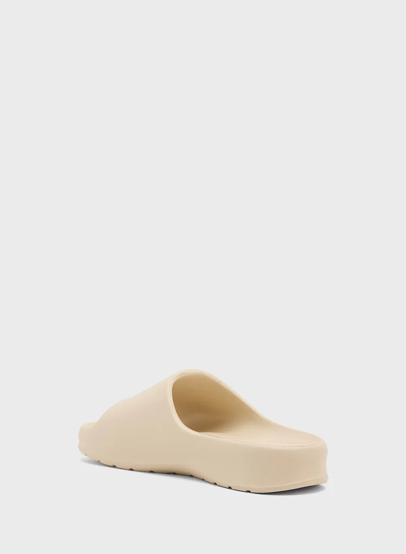 LACOSTE Logo Casual Slides