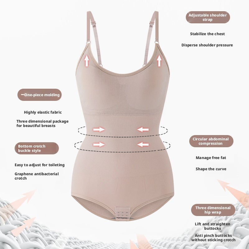 Shapewear Bodysuit with Padded Bra, Tummy Control & Butt Lifting - Image 4
