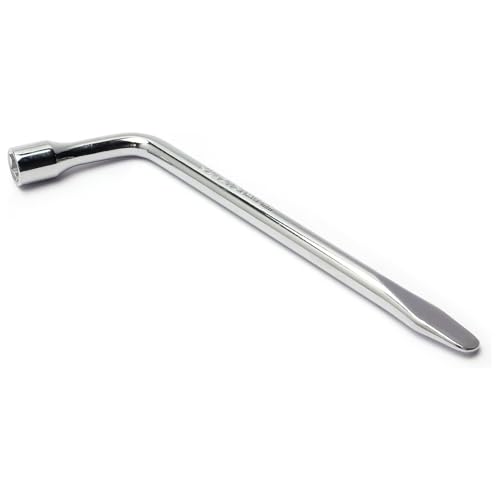 Utoolmart Car Spare Tire Lug Wrench for Jack - L Type Hexagon 17mm Slotted End Socket Repair Tool - Image 1