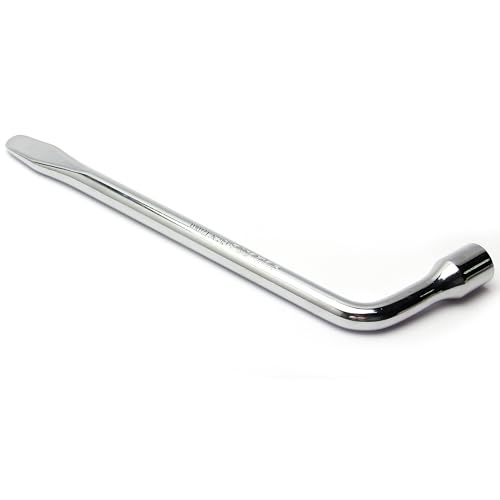 Utoolmart Car Spare Tire Lug Wrench for Jack - L Type Hexagon 17mm Slotted End Socket Repair Tool - Image 5