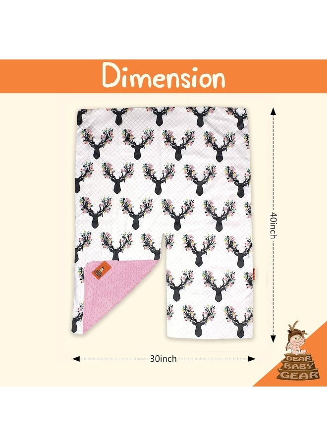 Dear Baby Gear - Baby Car Seat Canopy - Infant Car Seat Cover with Snap Opening - Carseat Canopies for Boys & Girls - 40x30 - Image 3