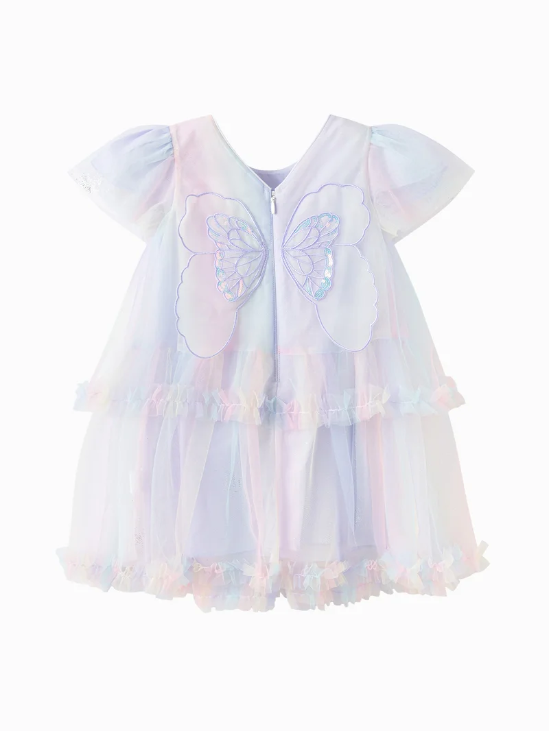 Balabala pastel rainbow Toddler Girls Woven one-piece dress for Women | Best Price UAE