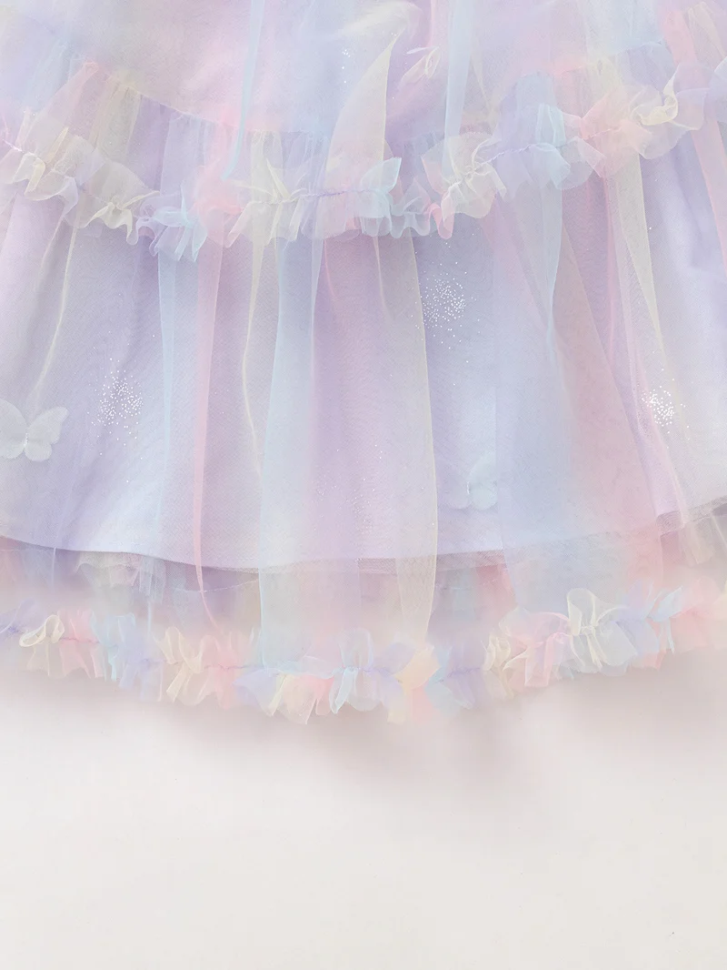 Balabala pastel rainbow Toddler Girls Woven one-piece dress for Women | Best Price UAE