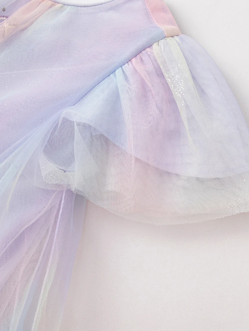 Balabala pastel rainbow Toddler Girls Woven one-piece dress for Women | Best Price UAE