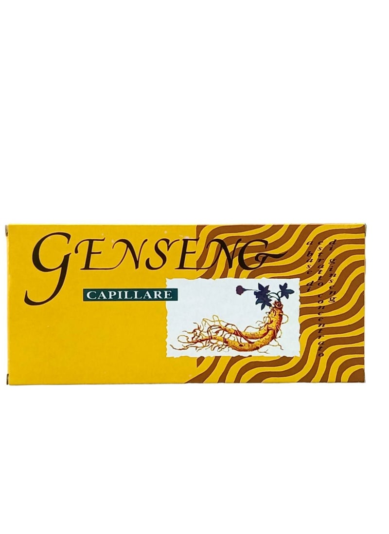 GENSENG CAPILLARE - Ampoules For Hair Growth 12 x 10 ml - Image 1