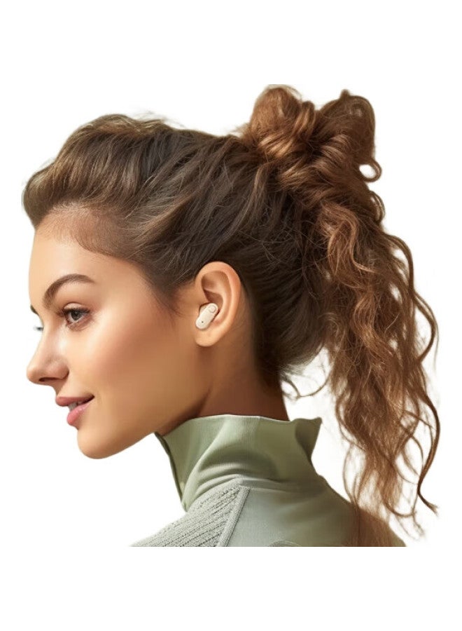 Sansui Tw97 Bluetooth Earphones, True Wireless Semi-In Music Earphones, Call Noise Reduction, Sports Running, Ultra-Long Battery Life, Compatible With Apple, Huawei, Xiaomi, White - Image 3