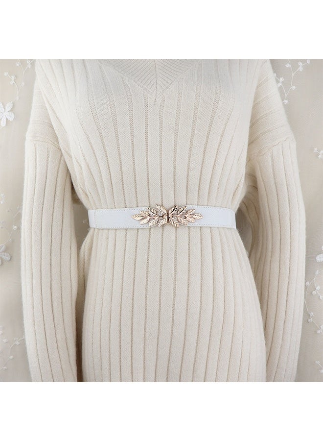 4PCS Women Skinny Leather Belt Set, Accessories Waist Strap, Women Waistband, Thin Adjustable Waist Belts with Metal Buckle for Jeans, Pants, Dresses, Elegant Vintage Style - Image 4