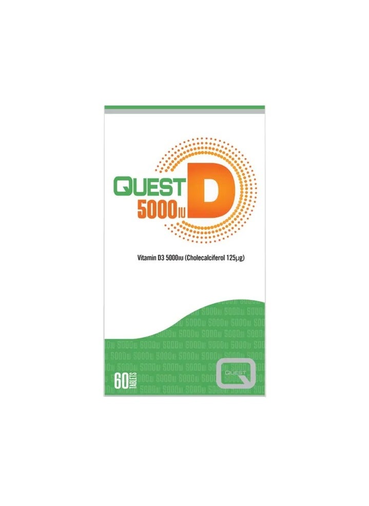 Quest Vitamin D3 5000iu Tablets 60's 