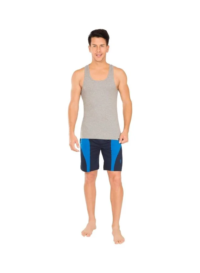 JOCKEY Jockey 9922 Men Super Combed Cotton Rib Round Neck Racerback Styled Gym Vest