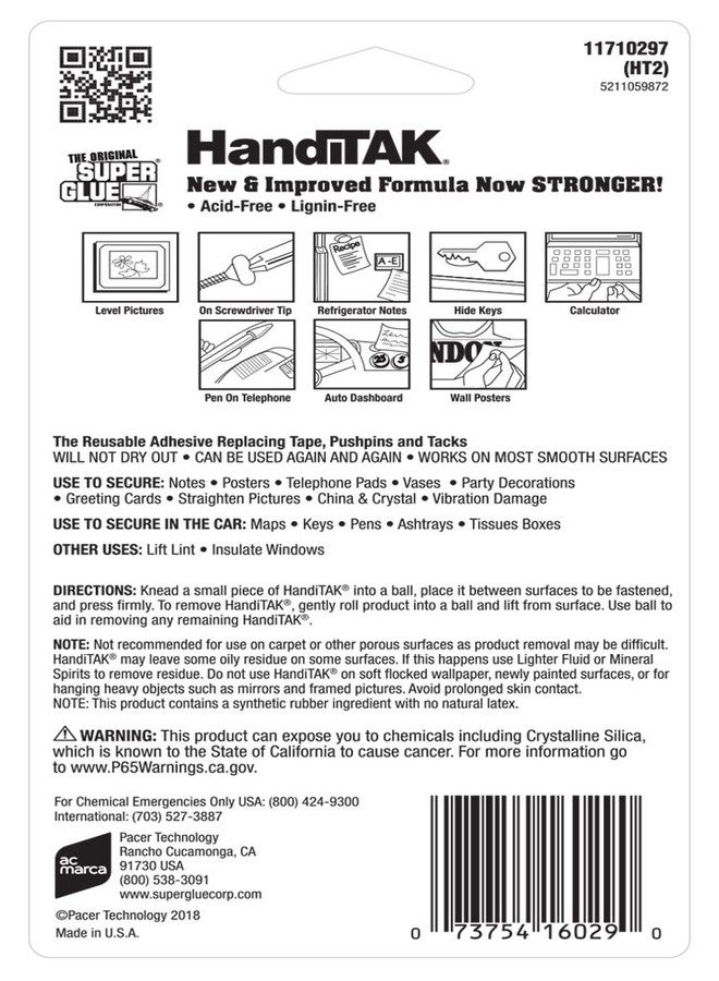 Super Glue - HandiTAK Reusable Adhesive - (Pack of 12) yellow - Image 3