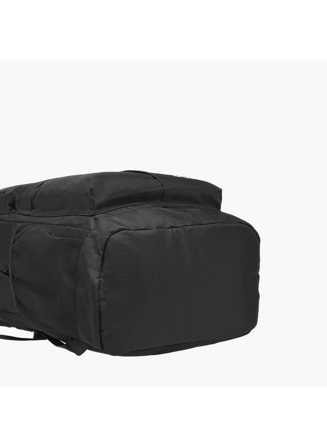 Kappa Men's Solid Backpack with Adjustable Straps and Zip Closure