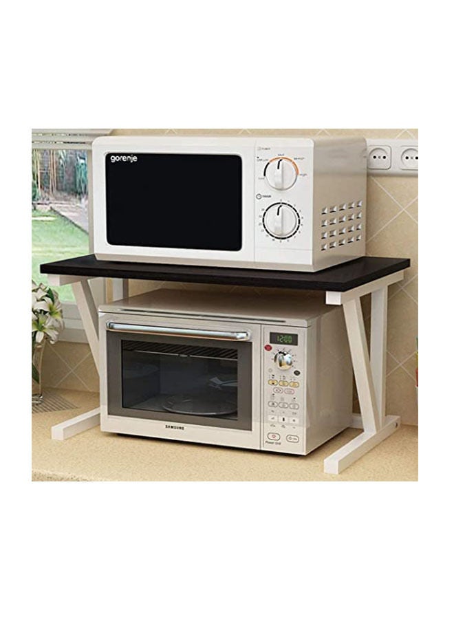Yameem 2 Tier Microwave Stand,2 Tier Microwave Stand Wooden Microwave Oven Rack