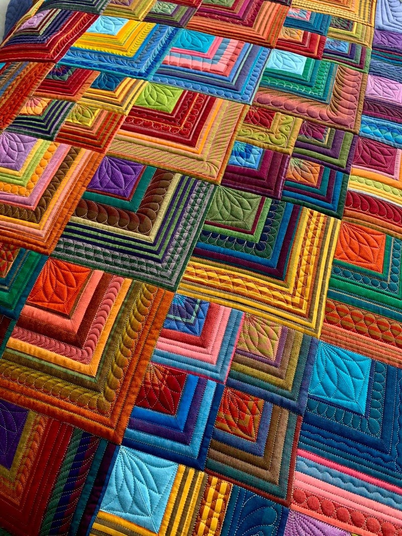 Bbrand 50pcs 10 x 10 inch Multicolor Cotton Fabric Bundle Squares for Quilting Sewing, Precut Fabric Squares for Craft Patchwork - Image 3
