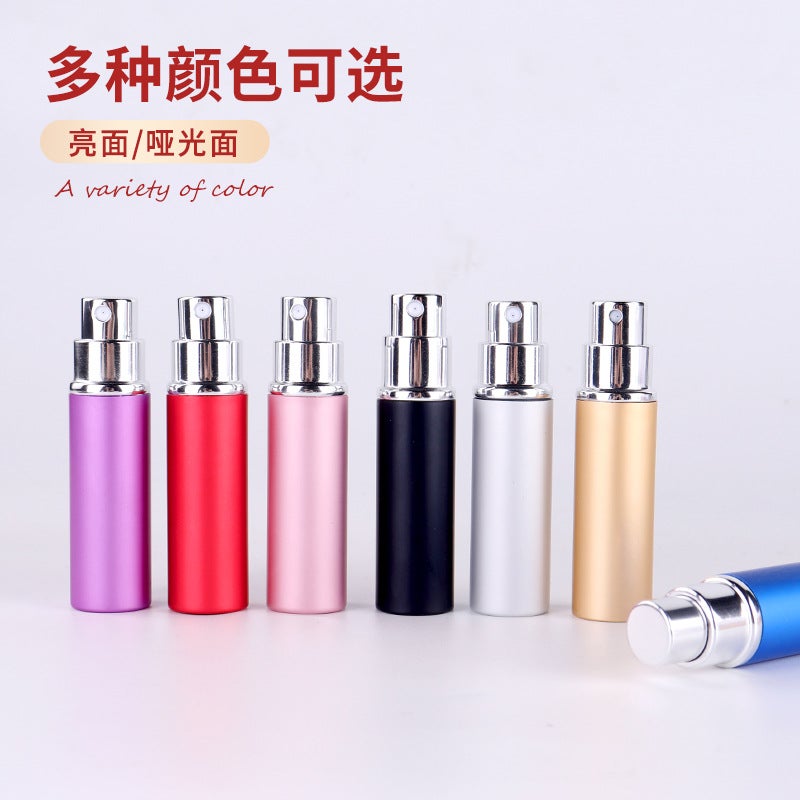 Spot 5Ml Matte Flat Head Perfume Bottle Anodized Aluminum Perfume Water Tube Glass Perfume Spray Bottle - Image 3