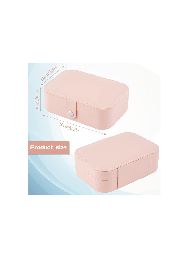 Mn صندوق تنظيم المجوهرات لملحقات السفر - قطعة واحدة - وردي - Image 4