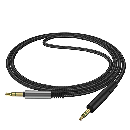 GEEKRIA Audio Cable Compatible with Bose Headphones 700 QuietComfort Ultra QC45 QC35II QC35 QC25 Headphones 25mm Braided Nylon Replacement Stereo Cord 4ft 12m - Image 3