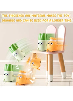 Excefore Blind Box Toy, 1Pcs Baby Push Go Friction Power Car Play Vehicles, Cartoon Vegetables Toys Racing Cars, Random Art Toy, Creative Gift, Best Birthday Gifts for Kids (Random Style)  - Image 2
