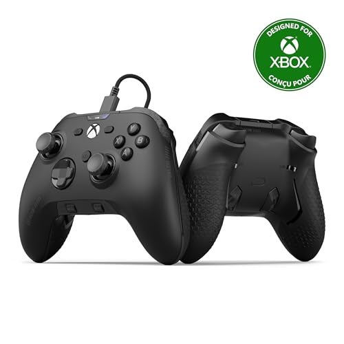 SCUF Valor PRO Wired Performance Xbox Controller – Customisable Back Paddles, Instant Triggers, Hall Effect Thumbsticks, Audio Controls, Xbox Series X|S, Xbox One, – Black - Image 1