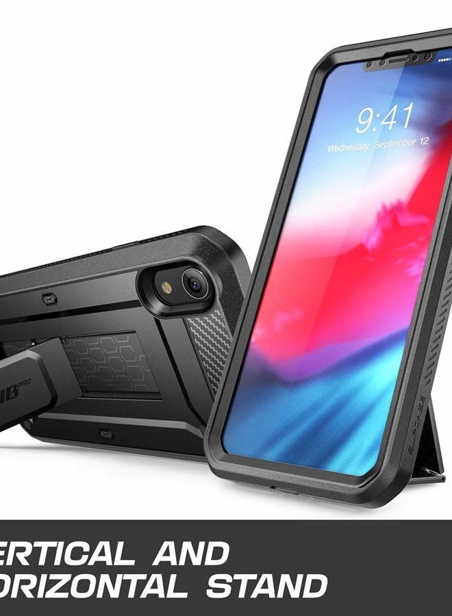 SupCase Unicorn Beetle Pro Series Case Designed, with Built-In Screen Protector Full-Body Rugged Holster Case for iPhone XR 6.1 Inch (2018 Release) (Black) - Image 2