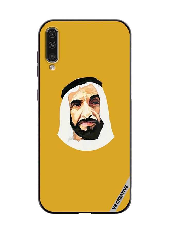 VR CREATIVE Protective Case Cover For Samsung Galaxy A50/A50s Sheikh Zayed Bin Sultan Al Nahyan Design Multicolour - Image 1