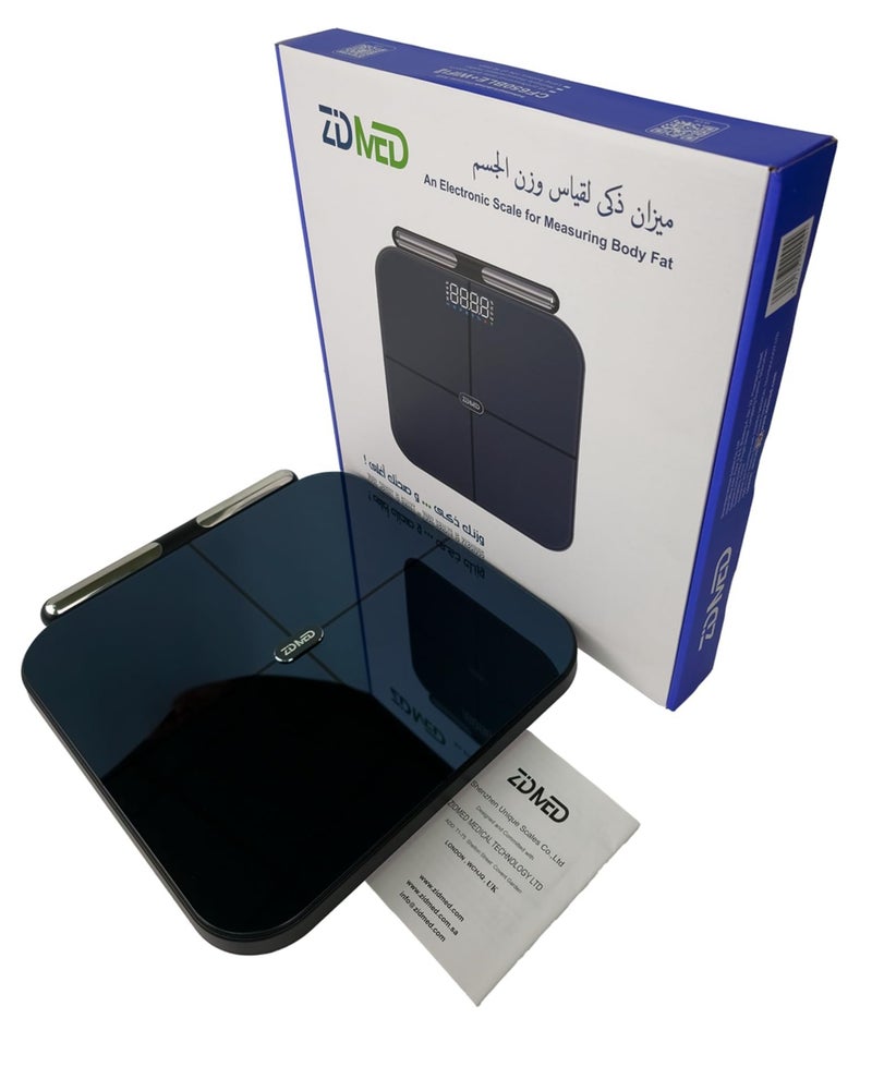 ZidMed 8-Electrode Smart Scale, Professional Digital InBody Scale for Segmental Body Composition, WiFi & Bluetooth Weight Scale, Measures Body Fat, Muscle & Heart Rate. - Image 2