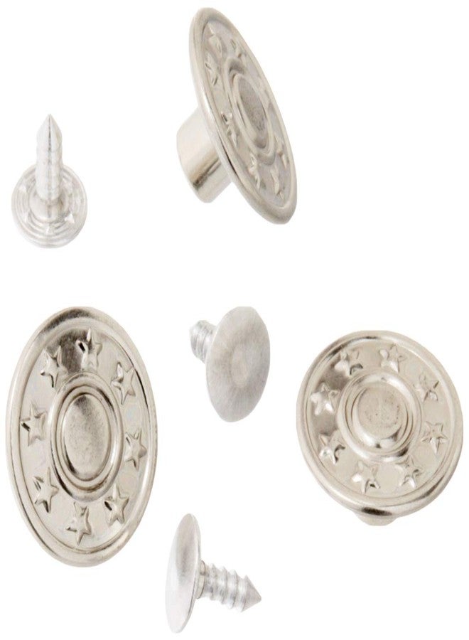 دريتز أزرار جينز دريتز 4-65، مقاس 11/16 بوصة، نيكل، 6 قطع - Image 2