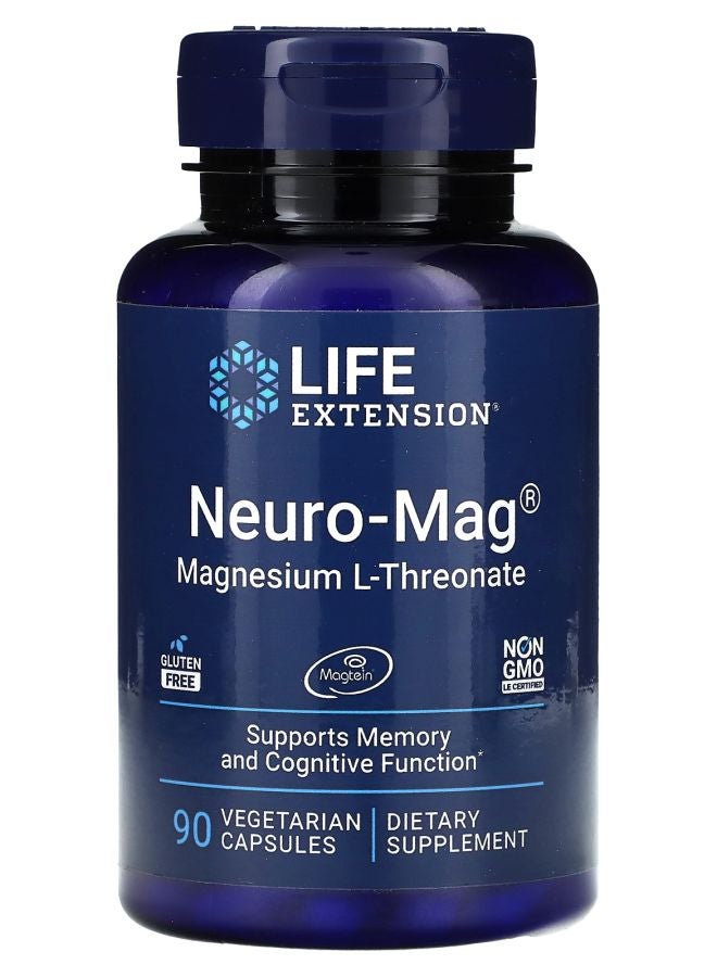 Life Extension Neuro-Mag Magnesium L-Threonate 90 Vegetarian Capsules