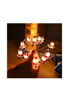 PAMEER Santa Claus LED Lights Star LED Lights, Fairy String Lights Christmas Decoration, Xmas Tree Fairy String Lights, Merry Christmas Fairy Lights, Indoor & Outdoor Décor, Battery Operated.  - Image 5