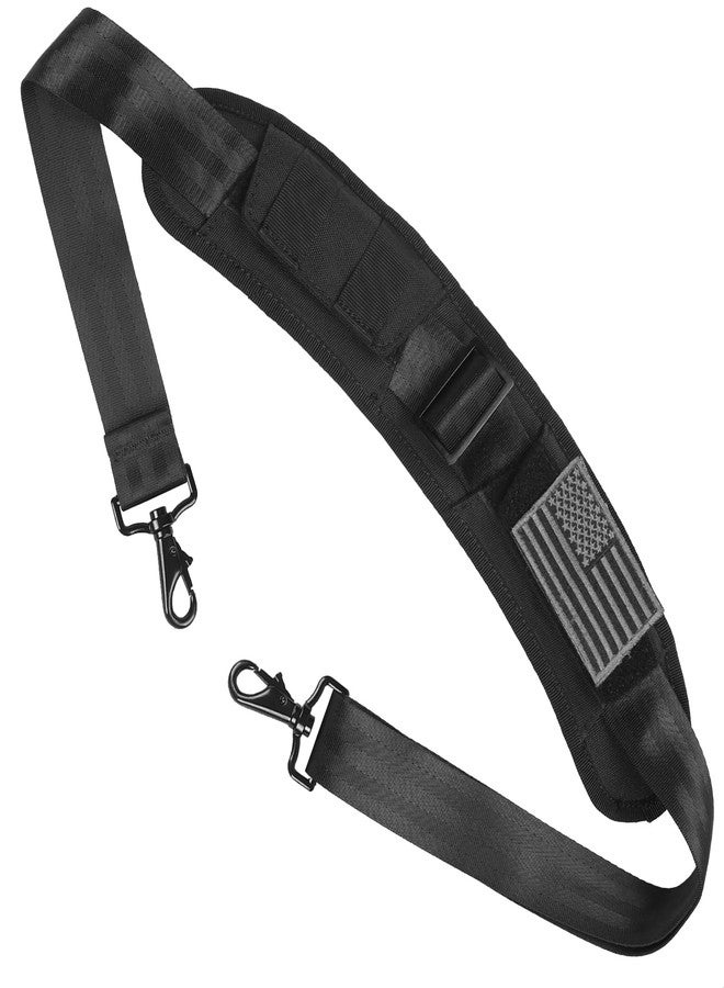 AMYIPO Luggage Duffel Bag Shoulder Pad Laptop Adjustable Shoulder Strap for Duffel Bag Strap Computer Bags Case (Black) - Image 1