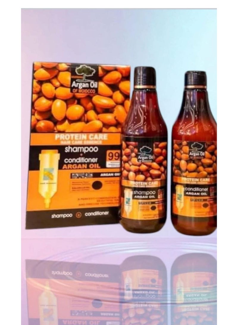 Argan Oil The Original Argan Oil Set for Strengthening, Nourishing, Softening, and Straightening Hair with Silky Smoothness  - Image 4