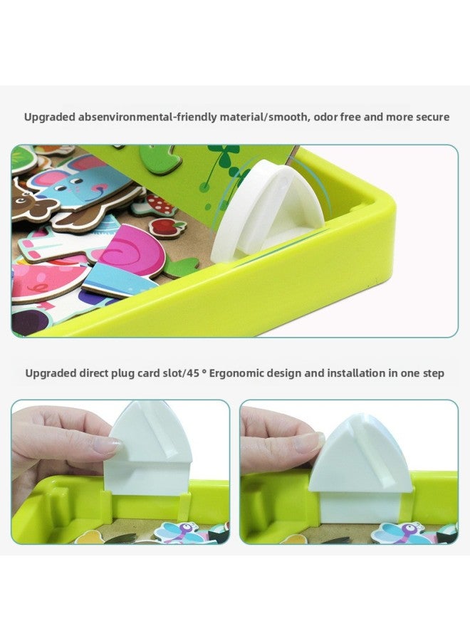 Magnetic Puzzle Children's Brain Toys 3-6 Years Old Baby Girls Boys Magnetic Stickers Kindergarten Early Education-Color:ZKB-Pirate Characters - Image 5