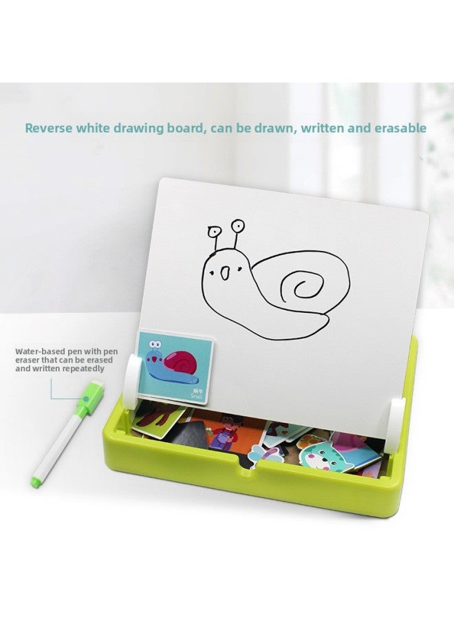 Magnetic Puzzle Children's Brain Toys 3-6 Years Old Baby Girls Boys Magnetic Stickers Kindergarten Early Education-Color:ZKB-Pirate Characters - Image 4