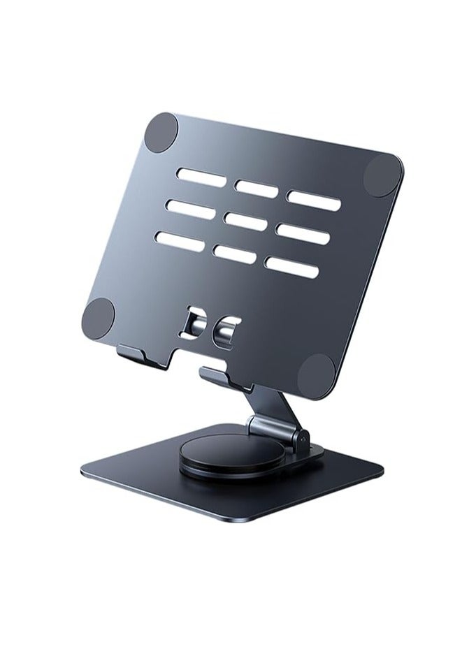 General 360 Degree Swivel Tablet Stand, Adjustable Swivel Tablet/iPad Stand for Desks and Tables, [5.11" x 7.08"] Carbon Alloy Tablet Stand  - Image 1