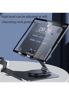 General 360 Degree Swivel Tablet Stand, Adjustable Swivel Tablet/iPad Stand for Desks and Tables, [5.11" x 7.08"] Carbon Alloy Tablet Stand  - Image 5