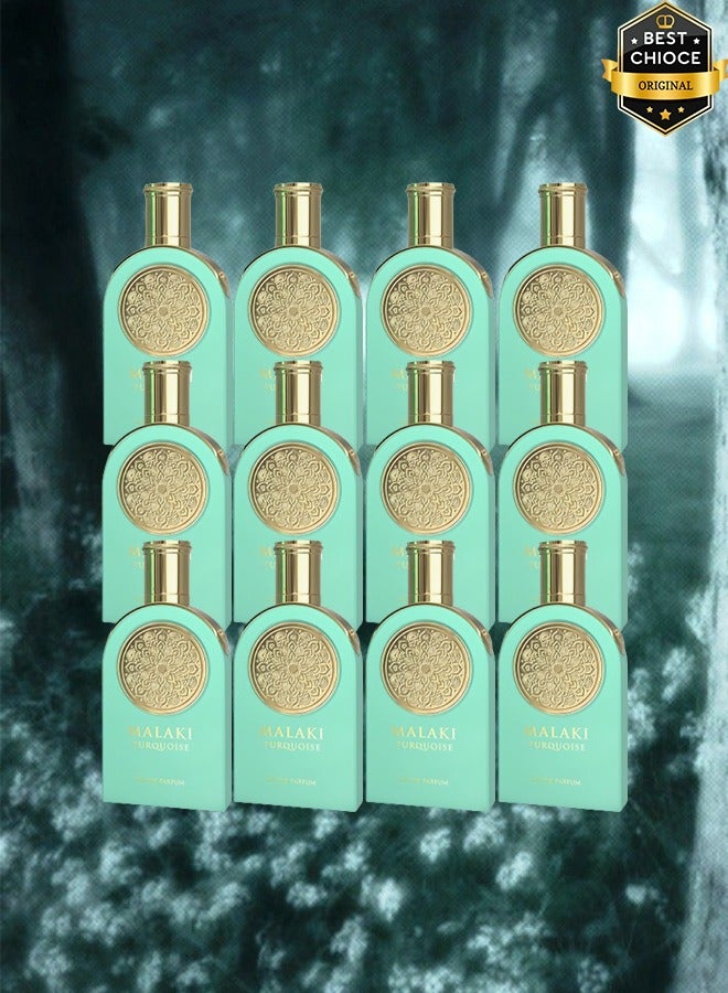Sahari 12 Pieces Malaki Turquoise Perfume 100ml EDP - Image 1