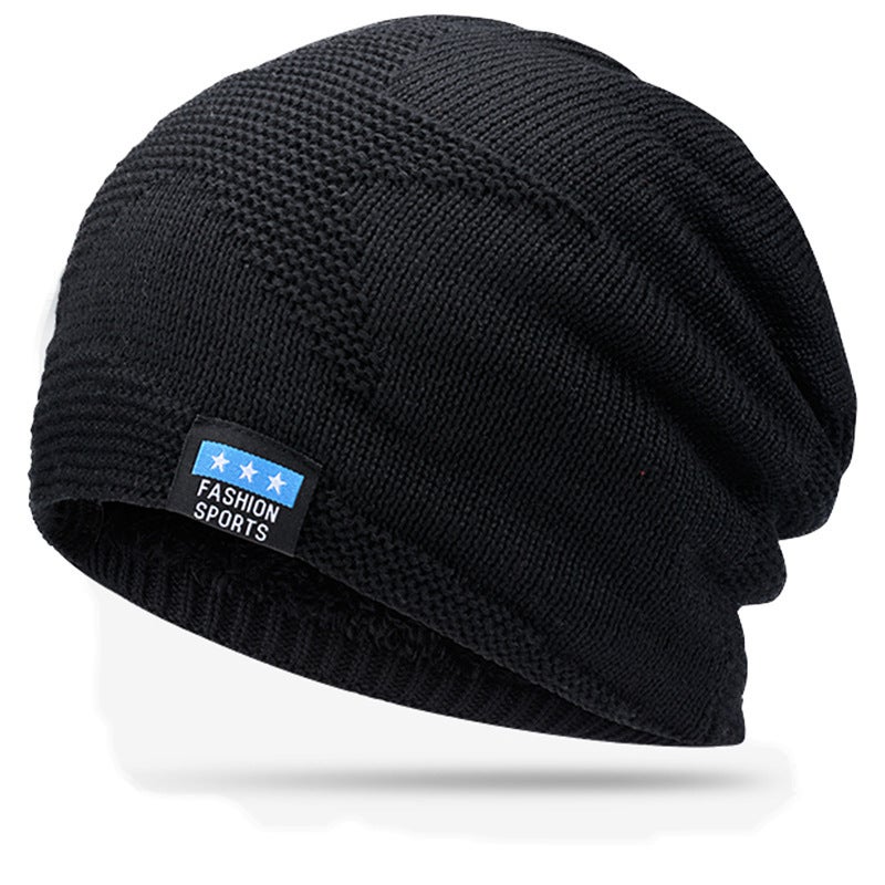 Kids Beanie Winter Fleece Lined Ear Protection Warm Knitted Hat - Image 3