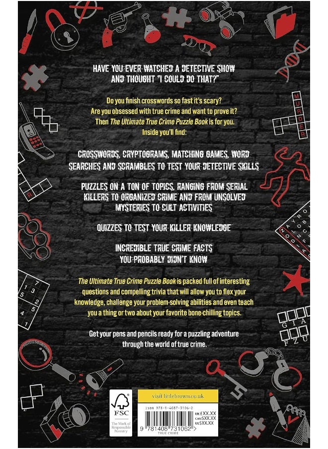 The Ultimate True Crime Puzzle Book: Over 100 Killer Activities for True Crime and Seri  - Image 2